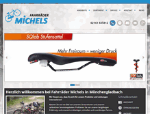 Tablet Screenshot of fahrrad-michels.de